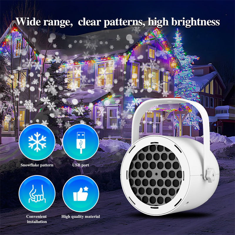 🎅 Light Up Your Christmas | 16 Magical Patterns USB Projector Light for the Whole Family