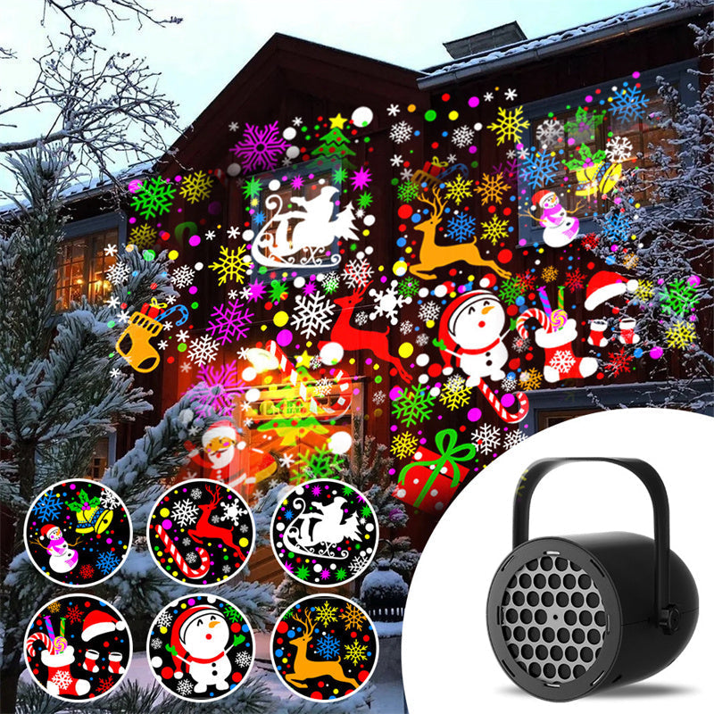 🎅 Light Up Your Christmas | 16 Magical Patterns USB Projector Light for the Whole Family